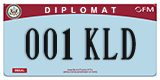 Federal license plates, Diplomatic (United Nations)