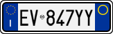 License plate of Italy, Cars (1994 year series)