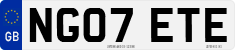 License plate of the United Kingdom, 2001 year system