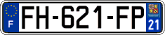 French license plate, SIV (ordinary)