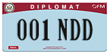 Federal license plates, Diplomatic (United Nations)