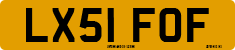License plate of the United Kingdom, 2001 year system