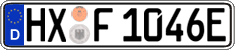 German license plate, Electric vehicles
