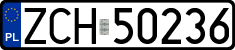 License plates of Poland, Regular car plates