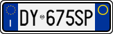 License plate of Italy, Cars (1994 year series)