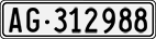 License plate of Switzerland, Cars