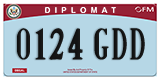 Federal license plates, Diplomatic (United Nations)