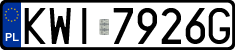 License plates of Poland, Regular car plates