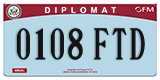 Federal license plates, Diplomatic (United Nations)