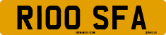 License plate of the United Kingdom, 1983 year system