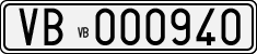 License plate of Italy, Cars (1927 year series)