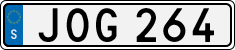 License plate of Sweden, Regular plates