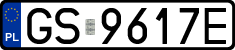 License plates of Poland, Regular car plates