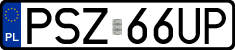 License plates of Poland, Regular car plates