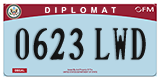 Federal license plates, Diplomatic (United Nations)