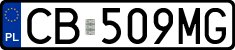 License plates of Poland, Regular car plates