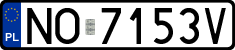 License plates of Poland, Regular car plates