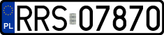 License plates of Poland, Regular car plates