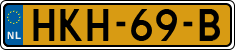License plate of the Netherlands, Cars