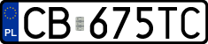 License plates of Poland, Regular car plates