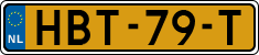 License plate of the Netherlands, Cars