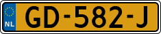 License plate of the Netherlands, Cars