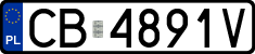 License plates of Poland, Regular car plates