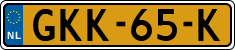 License plate of the Netherlands, Cars