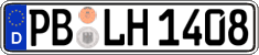 German license plate, Regular plates
