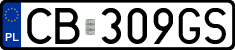 License plates of Poland, Regular car plates