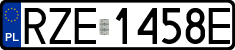 License plates of Poland, Regular car plates