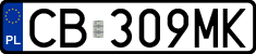 License plates of Poland, Regular car plates