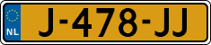 License plate of the Netherlands, Cars