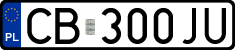 License plates of Poland, Regular car plates