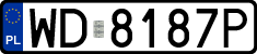 License plates of Poland, Regular car plates
