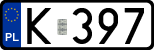 License plates of Poland, Regular car plates