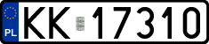 License plates of Poland, Regular car plates