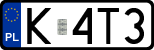 License plates of Poland, Regular car plates