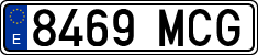 License plates of Spain, Ordinary (2000)