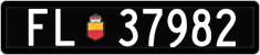 License plate of Liechtenstein, Cars
