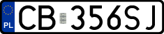 License plates of Poland, Regular car plates