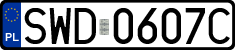 License plates of Poland, Regular car plates