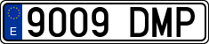 License plates of Spain, Ordinary (2000)