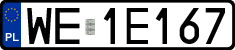 License plates of Poland, Regular car plates