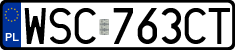 License plates of Poland, Regular car plates