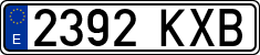 License plates of Spain, Ordinary (2000)