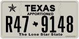 Texas, Apportioned vehicles (2012) (A12-3456)