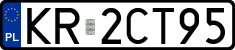 License plates of Poland, Regular car plates