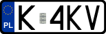 License plates of Poland, Regular car plates