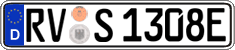 German license plate, Electric vehicles